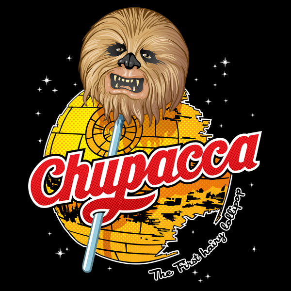 Chupacca, the first hairy lollipop