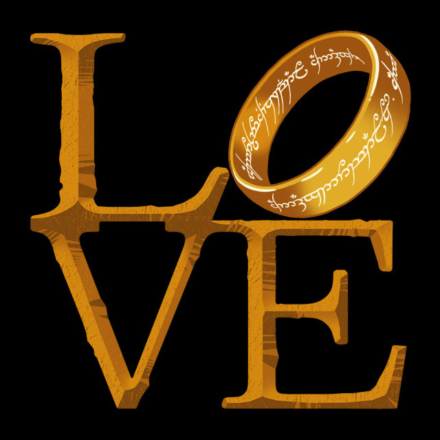 Robert Indiana LotR hommage